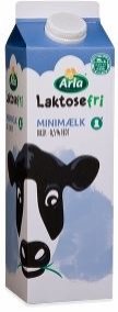 Laktosefri minimælk 0,5% 1 lt
